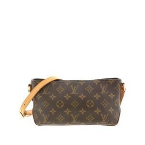 Louis Vuitton Monogram Trotteur Shoulder Bag Brown